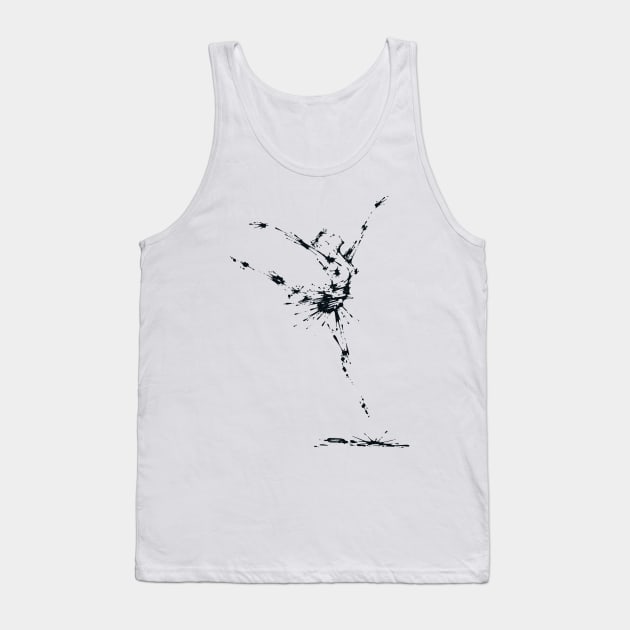 Splaaash Series - Flying Dancer Ink Tank Top by Dagui